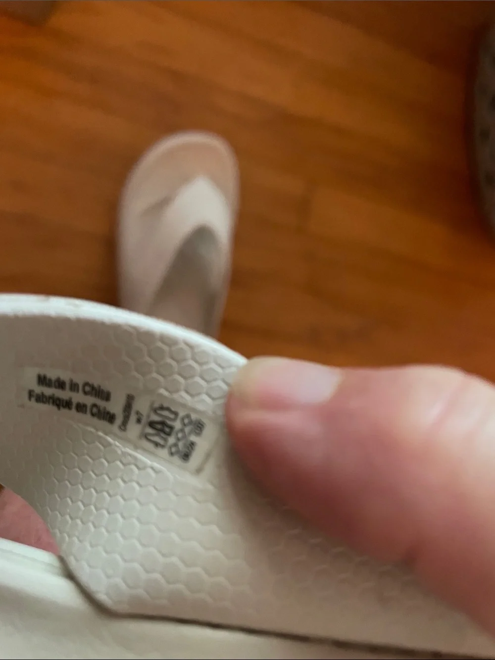 CROCS White Platform Flip Sandals